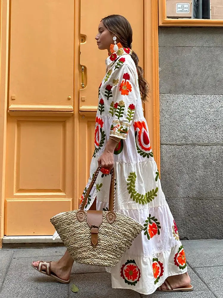 CLAIR – patchwork zomerjurk